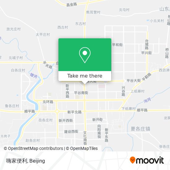 嗨家便利 map