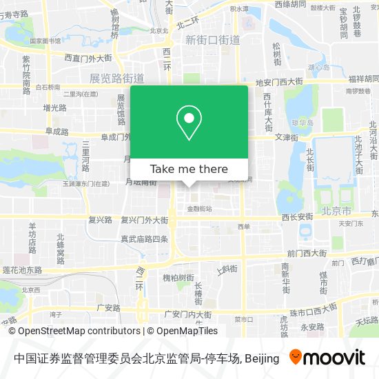 中国证券监督管理委员会北京监管局-停车场 map
