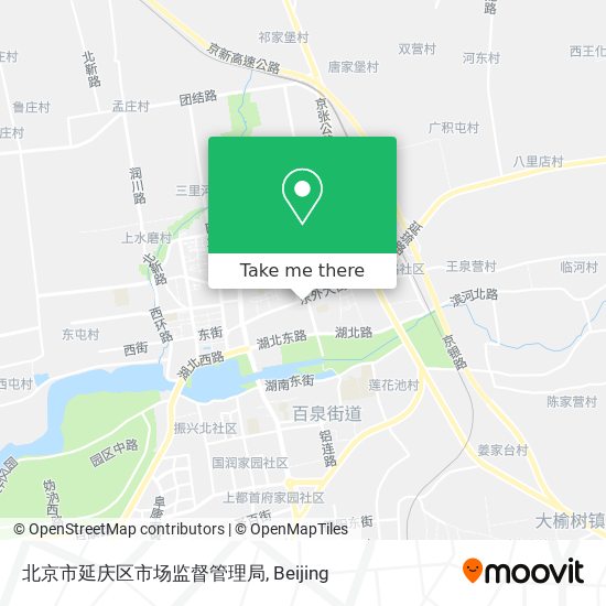 北京市延庆区市场监督管理局 map