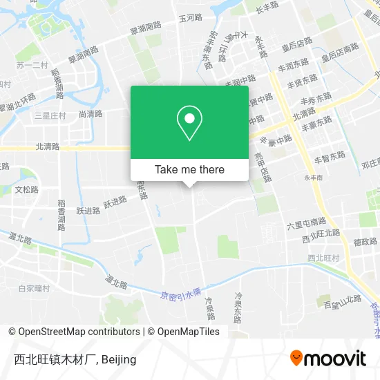 西北旺镇木材厂 map