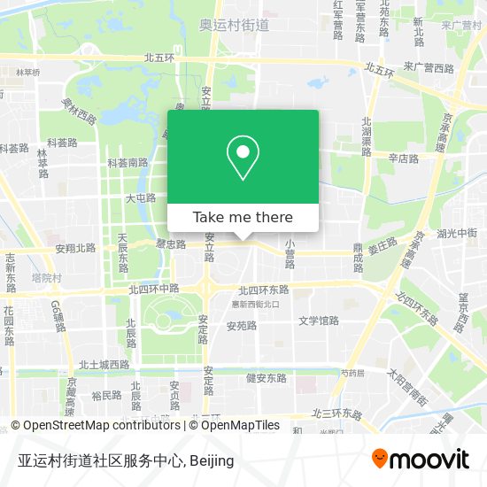 亚运村街道社区服务中心 map