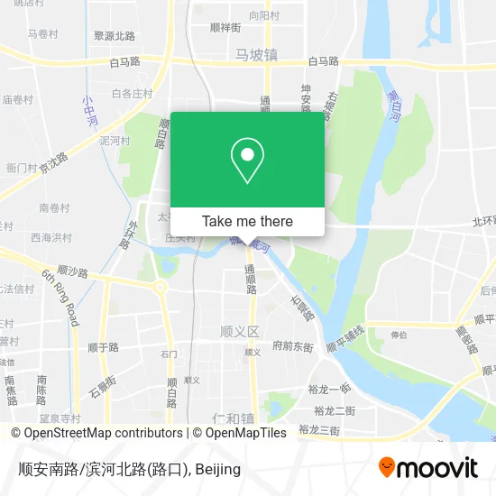 顺安南路/滨河北路(路口) map