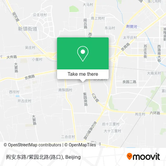 阎安东路/紫园北路(路口) map