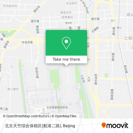 北京天竺综合保税区(航港二路) map
