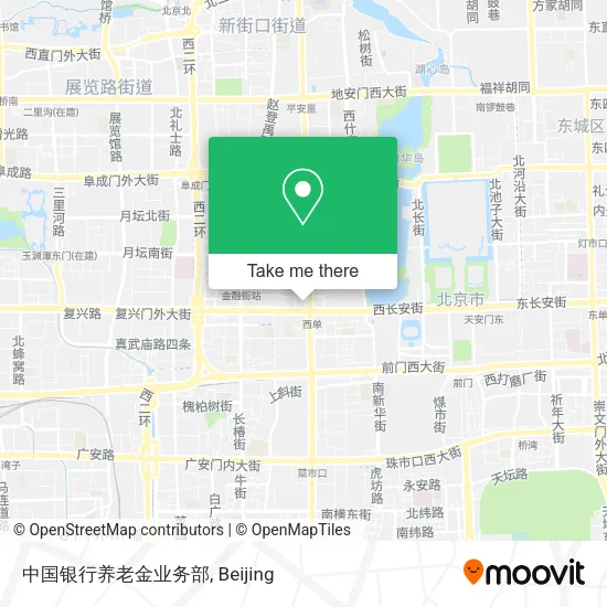 中国银行养老金业务部 map