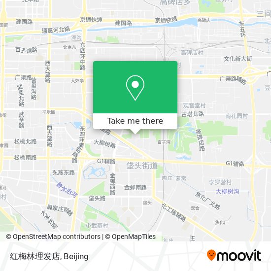 红梅林理发店 map