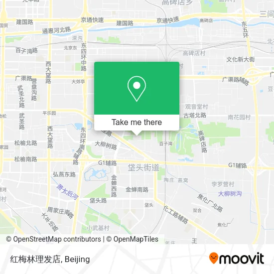 红梅林理发店 map
