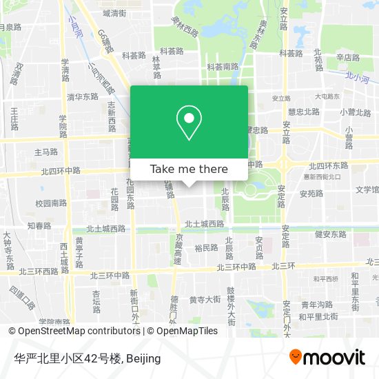 华严北里小区42号楼 map