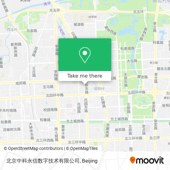 北京中科永信数字技术有限公司 map