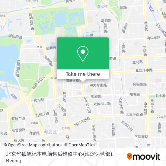 北京华硕笔记本电脑售后维修中心(海淀运营部) map