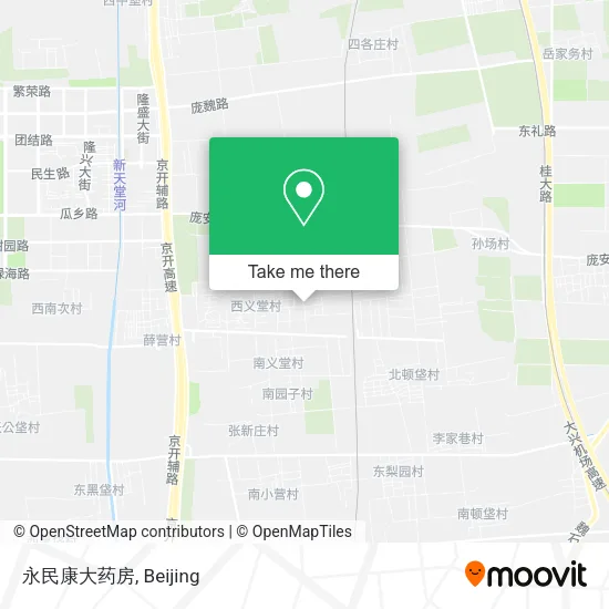 永民康大药房 map