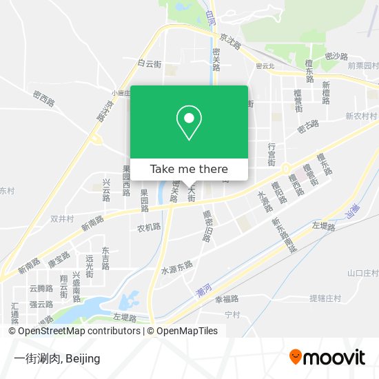 一街涮肉 map
