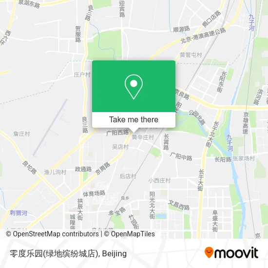 零度乐园(绿地缤纷城店) map