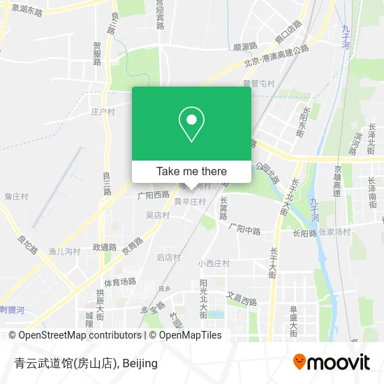 青云武道馆(房山店) map