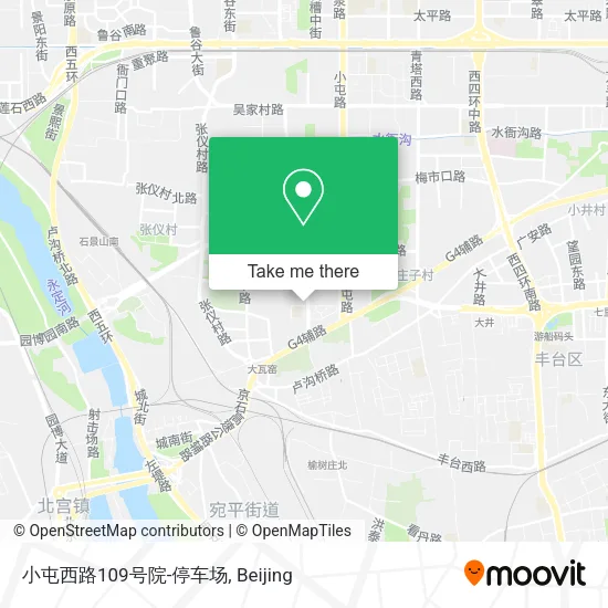 小屯西路109号院-停车场 map
