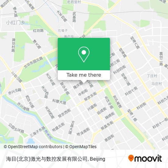 海目(北京)激光与数控发展有限公司 map