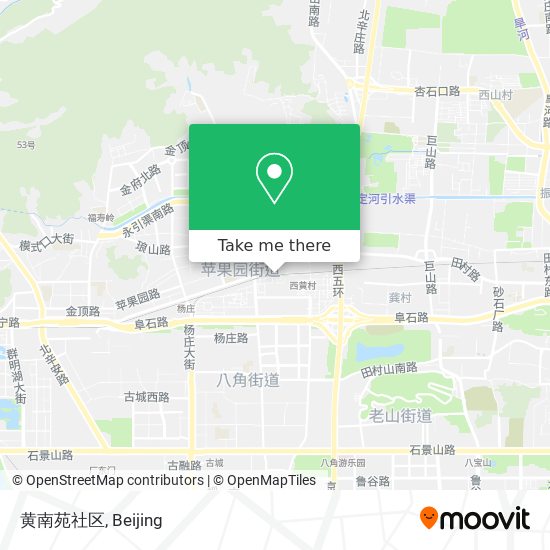 黄南苑社区 map