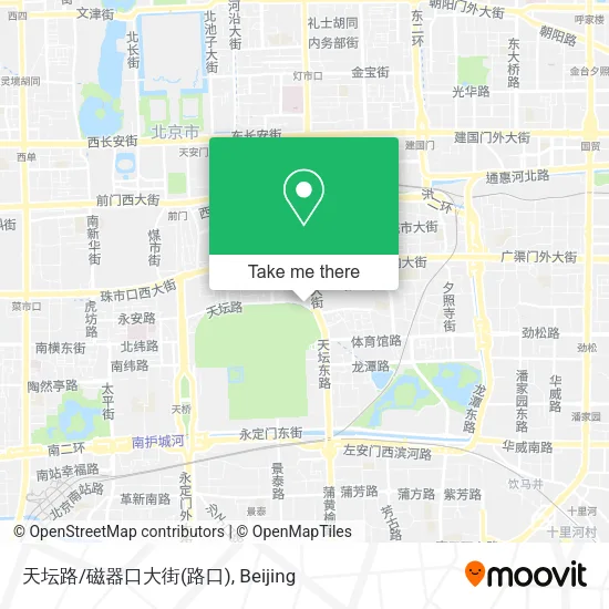 天坛路/磁器口大街(路口) map