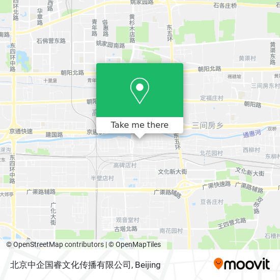 北京中企国睿文化传播有限公司 map