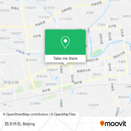 西关环岛 map