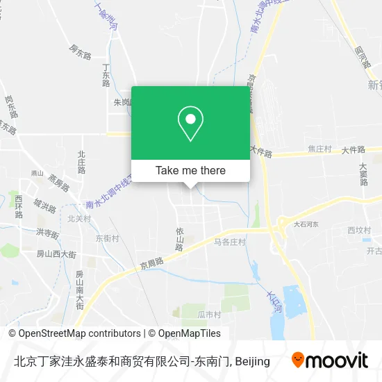 北京丁家洼永盛泰和商贸有限公司-东南门 map