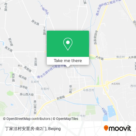 丁家洼村安置房-南2门 map
