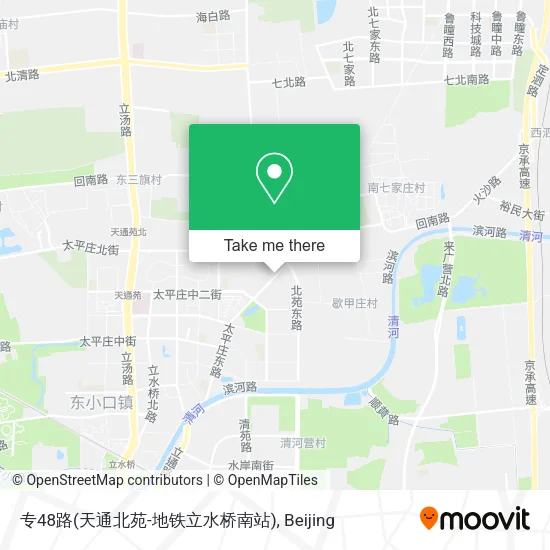 专48路(天通北苑-地铁立水桥南站) map