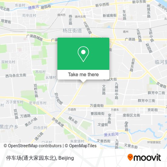 停车场(通大家园东北) map
