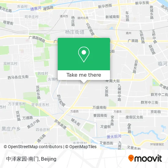 中泽家园-南门 map