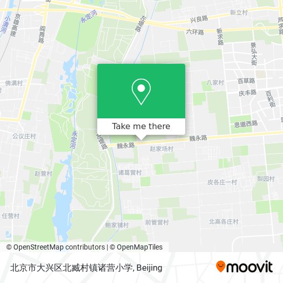 北京市大兴区北臧村镇诸营小学 map