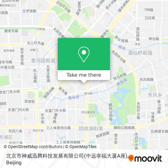 北京市神威迅腾科技发展有限公司(中远幸福大厦A座) map