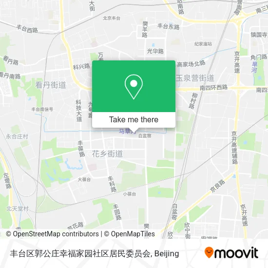 丰台区郭公庄幸福家园社区居民委员会 map