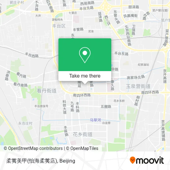柔荑美甲(怡海柔荑店) map