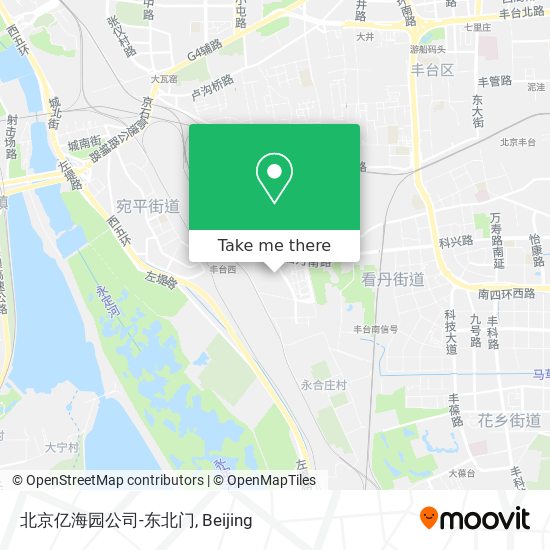 北京亿海园公司-东北门 map