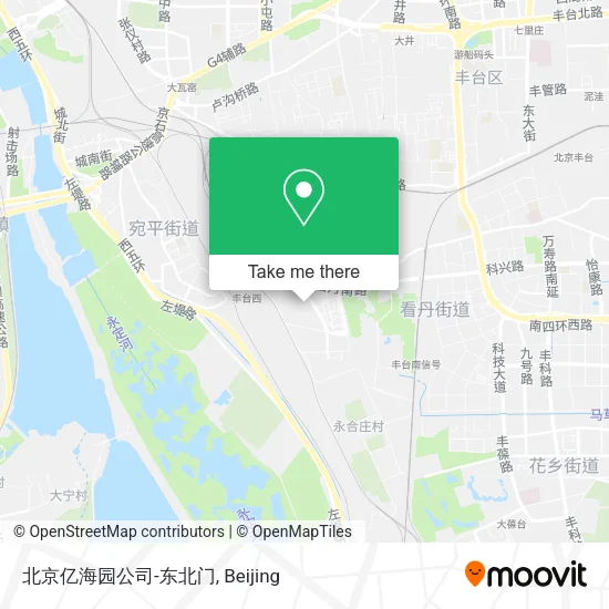 北京亿海园公司-东北门 map