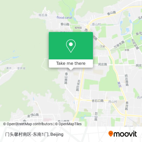 门头馨村南区-东南1门 map
