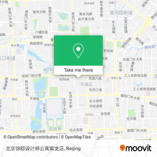 北京弥邸设计师公寓紫龙店 map
