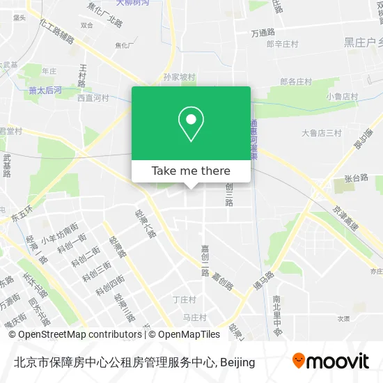北京市保障房中心公租房管理服务中心 map