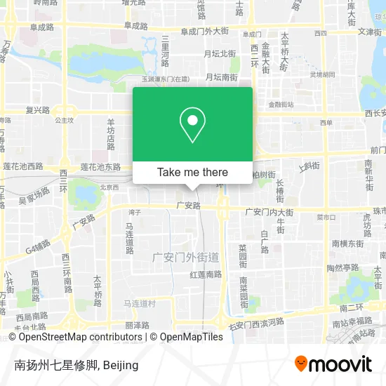 南扬州七星修脚 map