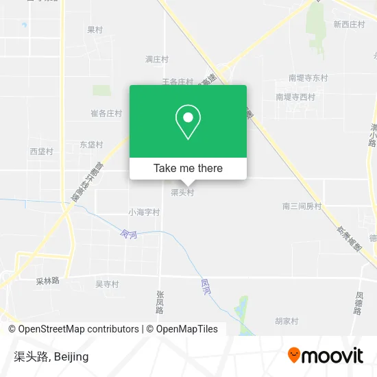 渠头路 map