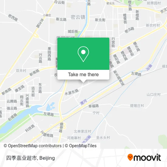 四季嘉业超市 map