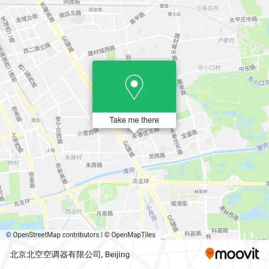北京北空空调器有限公司 map