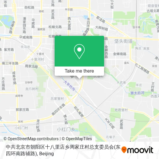 中共北京市朝阳区十八里店乡周家庄村总支委员会(东四环南路辅路) map