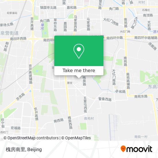 槐房南里 map