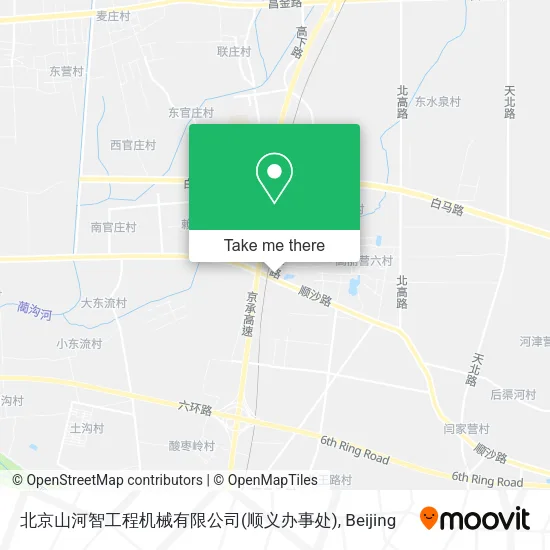 北京山河智工程机械有限公司(顺义办事处) map