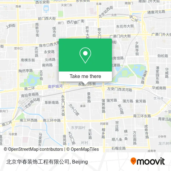 北京华春装饰工程有限公司 map