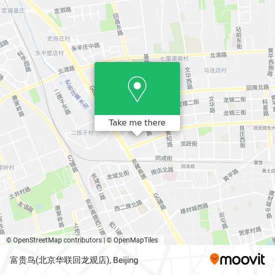 富贵鸟(北京华联回龙观店) map