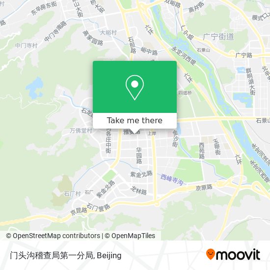 门头沟稽查局第一分局 map