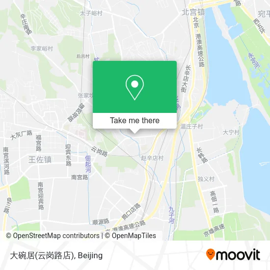 大碗居(云岗路店) map