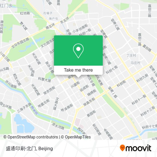 盛通印刷-北门 map